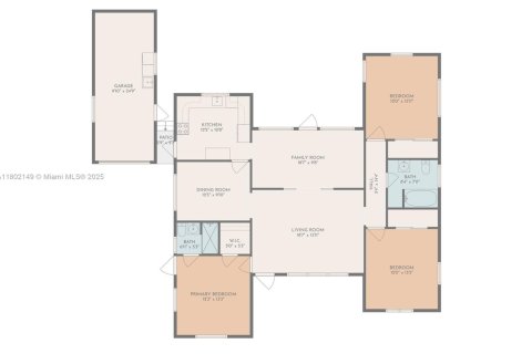 House in Miami, Florida 3 bedrooms, 144.46 sq.m. № 1685854 - photo 6