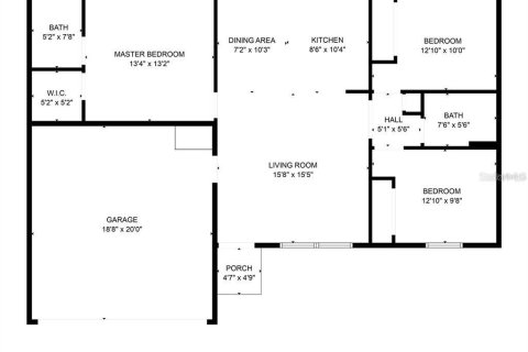 Casa en alquiler en Belleview, Florida, 3 dormitorios, 103.96 m2 № 1866392 - foto 3