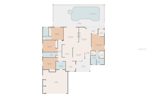 Villa ou maison à vendre à Tarpon Springs, Floride: 4 chambres, 209.59 m2 № 1824330 - photo 4