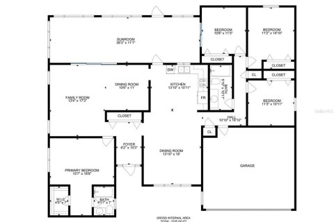 House in Seffner, Florida 4 bedrooms, 216.74 sq.m. № 1919020 - photo 3