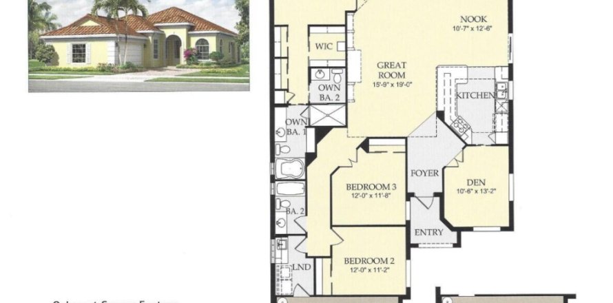 Villa ou maison à Palm Beach Gardens, Floride 3 chambres, 188.41 m2 № 1049862