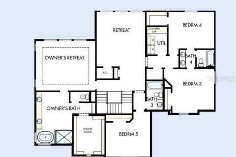 House in Orlando, Florida 5 bedrooms, 319.68 sq.m. № 2129060 - photo 20