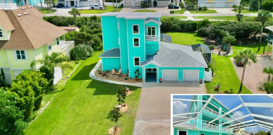 House in Flagler Beach, Florida 3 bedrooms, 243.4 sq.m. № 2330365