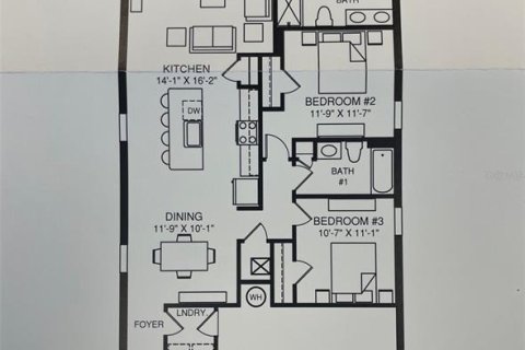 Casa en alquiler en Haines City, Florida, 3 dormitorios, 139.45 m2 № 1912932 - foto 21