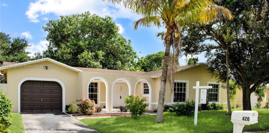 House in Margate, Florida 3 bedrooms, 166.67 sq.m. № 1945379