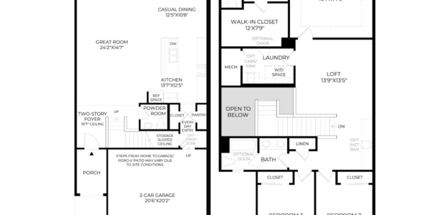 Townhouse in Newton by Toll Brothers in Jacksonville, Florida 3 bedrooms, 210 sq.m. № 447569