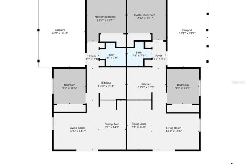Commercial property in New Port Richey, Florida 4 bedrooms, 153.29 sq.m. № 1767410 - photo 12