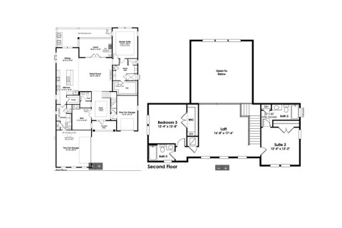 House floor plan «House», 3 bedrooms in NatureWalk at Watersound Origins