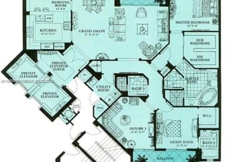 Condo in Coral Gables, Florida, 3 bedrooms  № 2033289 - photo 3