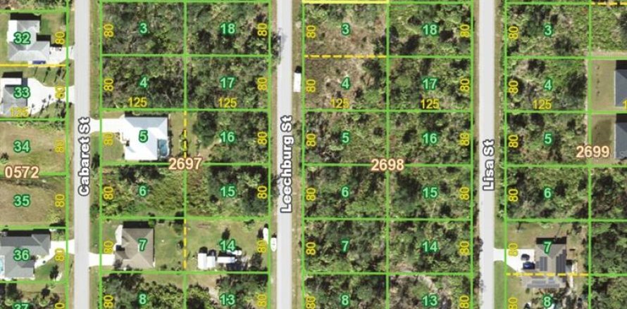 Land in Port Charlotte, Florida № 2162390