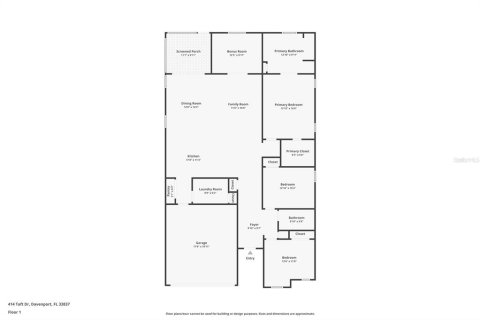 Villa ou maison à vendre à Davenport, Floride: 3 chambres, 182.83 m2 № 2403307 - photo 19