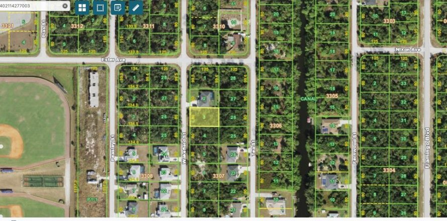 Land in Port Charlotte, Florida № 2386082