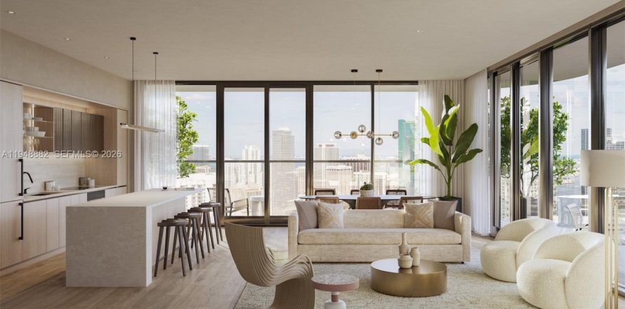 Condo in Miami, Florida, 3 bedrooms  № 2052947