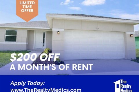 Villa ou maison à Palm Bay, Floride 3 chambres, 117.8 m2 № 2360712