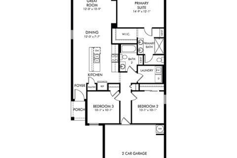 House in Parrish, Florida 3 bedrooms, 117.89 sq.m. № 1869077 - photo 1