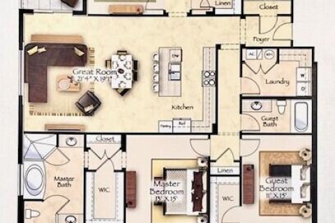 Condo in Juno Beach, Florida, 3 bedrooms  № 1099905 - photo 1