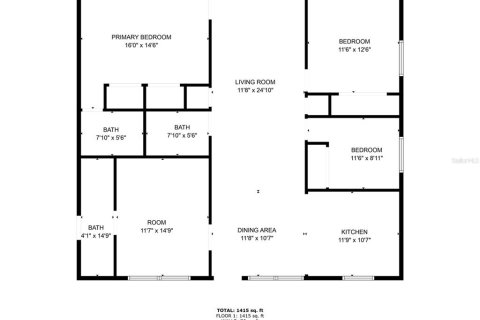 House in Tampa, Florida 4 bedrooms, 133.5 sq.m. № 1831880 - photo 5