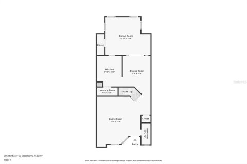 Adosado en venta en Casselberry, Florida, 2 dormitorios, 113.62 m2 № 1829981 - foto 5