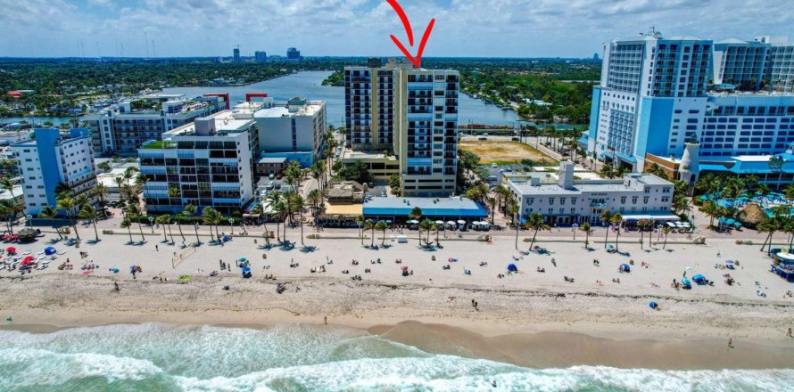 Condo à Hollywood, Floride, 1 chambre  № 2423483