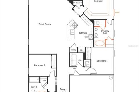 Купить виллу или дом в Венеция, Флорида 11 комнат, 186.27м2, № 1749651 - фото 28