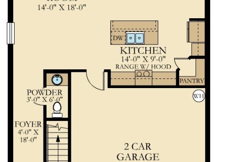 Купить виллу или дом в Киссимми, Флорида 7 комнат, 174.56м2, № 1876410 - фото 1