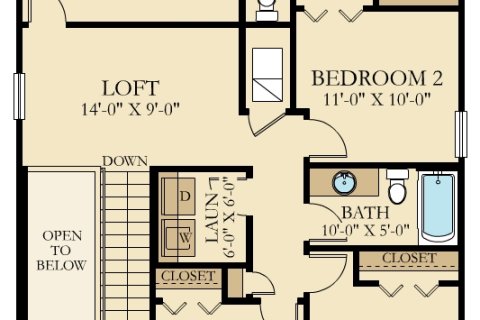 Купить виллу или дом в Киссимми, Флорида 7 комнат, 174.56м2, № 1876410 - фото 2