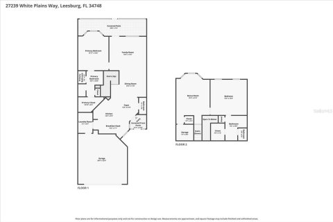 Villa ou maison à vendre à Leesburg, Floride: 2 chambres, 173.63 m2 № 2414076 - photo 4
