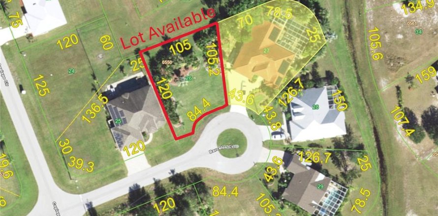 Terreno en Punta Gorda, Florida № 1609255