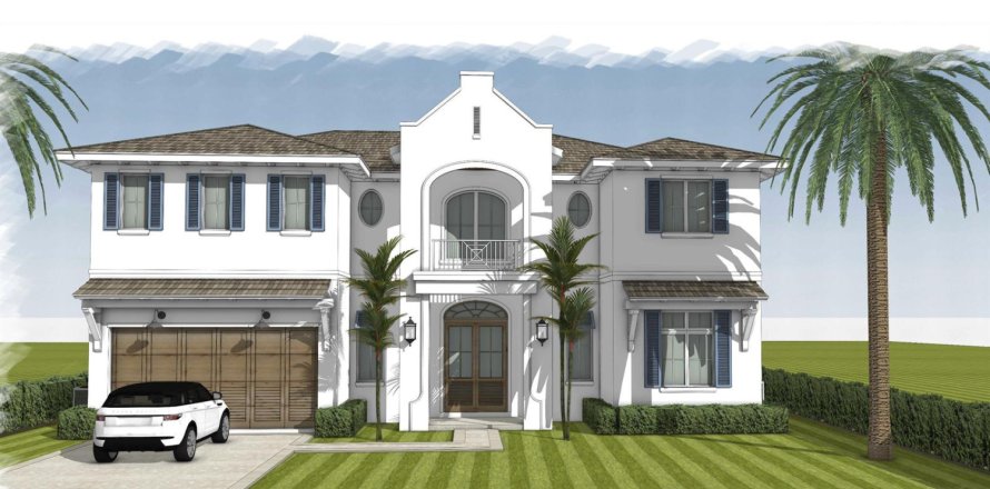 Villa ou maison à West Palm Beach, Floride 4 chambres, 386.47 m2 № 2247818