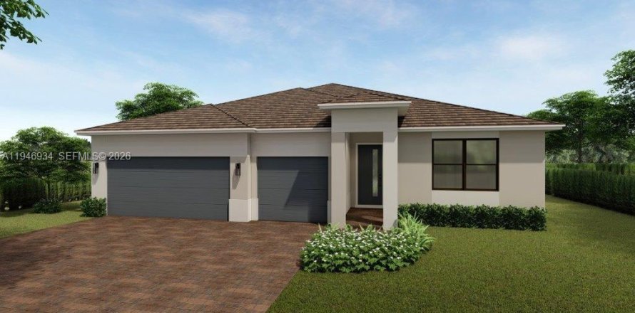 House in Cutler Bay, Florida 4 bedrooms, 235.32 sq.m. № 2002981