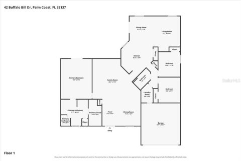 House in Palm Coast, Florida 3 bedrooms, 219.62 sq.m. № 2151397 - photo 28