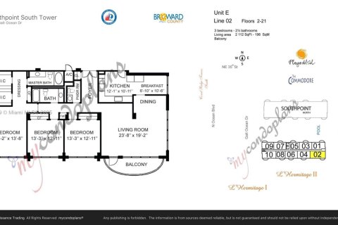 Copropriété à vendre à Fort Lauderdale, Floride: 3 chambres, 196.21 m2 № 1935501 - photo 22