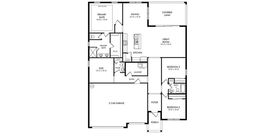 Townhouse in CRESCENT LAKES in Punta Gorda, Florida 3 bedrooms, 203 sq.m. № 142232