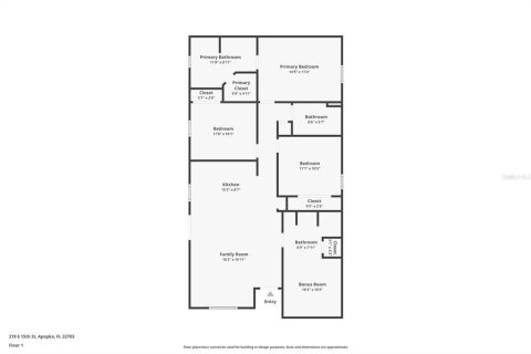 Villa ou maison à vendre à Apopka, Floride: 3 chambres, 110.18 m2 № 2312450 - photo 21