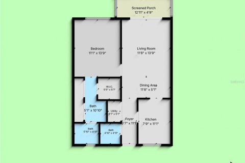 Condominio en venta en Melbourne, Florida, 1 dormitorio, 69.12 m2 № 2210018 - foto 4