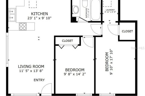 Купить кондоминиум в Холидэй, Флорида 4 комнаты, 71.35м2, № 2226781 - фото 20