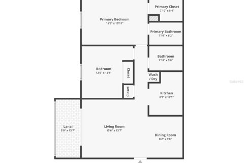 Купить кондоминиум в Тарпон-Спрингс, Флорида 6 комнат, 90.95м2, № 2151364 - фото 16