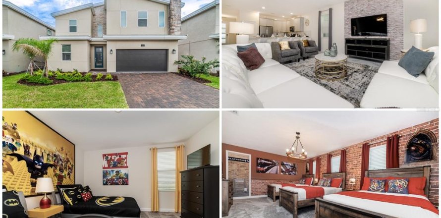 House in Davenport, Florida 8 bedrooms, 363.15 sq.m. № 1858308