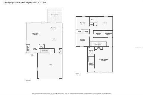 Villa ou maison à vendre à Zephyrhills, Floride: 4 chambres, 176.05 m2 № 2427009 - photo 3