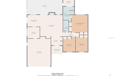 Villa ou maison à louer à Ocala, Floride: 3 chambres, 155.24 m2 № 2120360 - photo 30