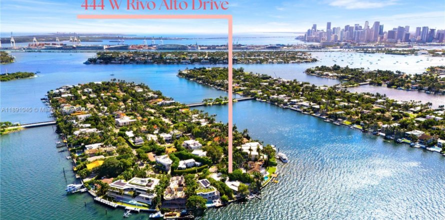 Casa en Miami Beach, Florida 5 dormitorios, 449.37 m2 № 1946271