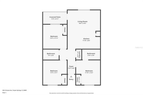Apartamento en alquiler en Tarpon Springs, Florida, 3 dormitorios, 105.54 m2 № 1838470 - foto 2