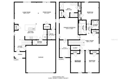 House in Odessa, Florida 4 bedrooms, 209.96 sq.m. № 2222807 - photo 11