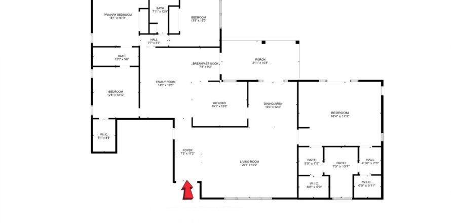 House in Boca Raton, Florida 4 bedrooms, 284.84 sq.m. № 1154624