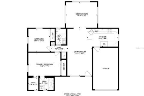 House in Holiday, Florida 2 bedrooms, 106.93 sq.m. № 1870794 - photo 5
