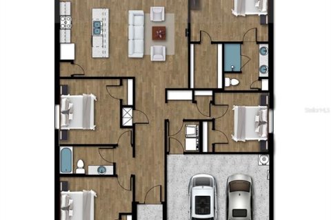 Villa ou maison à vendre à Palm Coast, Floride: 4 chambres, 167.32 m2 № 2226962 - photo 12