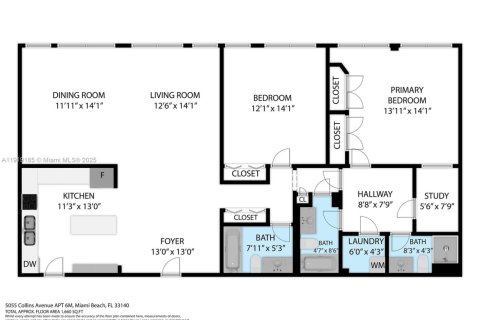 Купить кондоминиум в Майами-Бич, Флорида 2 спальни, 154.22м2, № 1975480 - фото 22