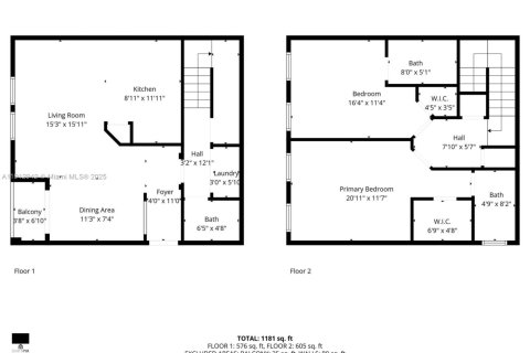 Купить таунхаус в Плантация, Флорида 2 спальни, 111.95м2, № 1969260 - фото 3