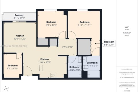 Copropriété à vendre à Miami, Floride: 2 chambres, 81.75 m2 № 2010791 - photo 11