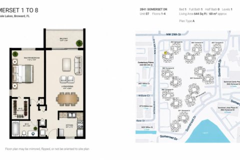 Condo in Lauderdale Lakes, Florida, 1 bedroom  № 2183426 - photo 8